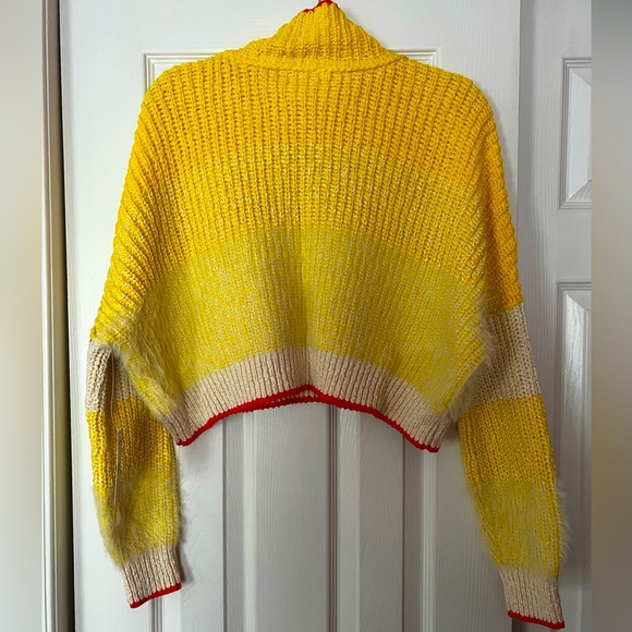 Free People Yellow Pullover Sweater - Picture 5 of 5